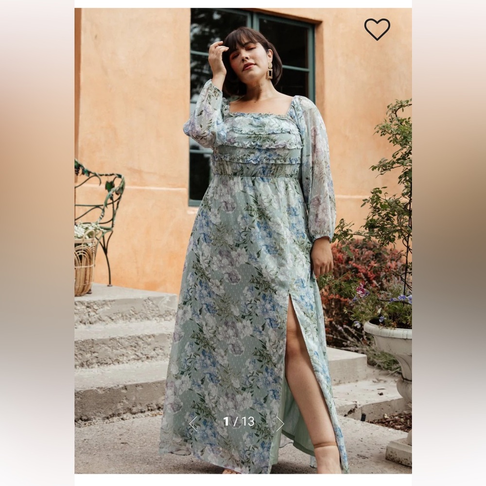 Baltic Born Florence Sage Maxi Dress